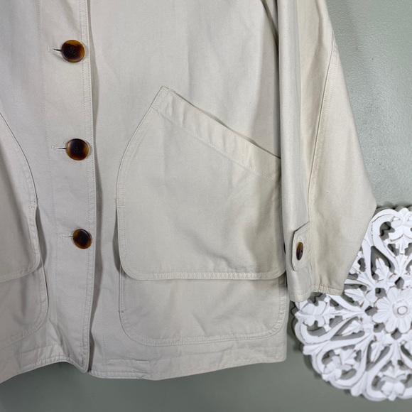 Vintage Lands' End Utility Barn Chore Coat Petite - Picture 6 of 10
